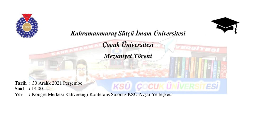 Mezuniyet Töreni Davetiyesi 